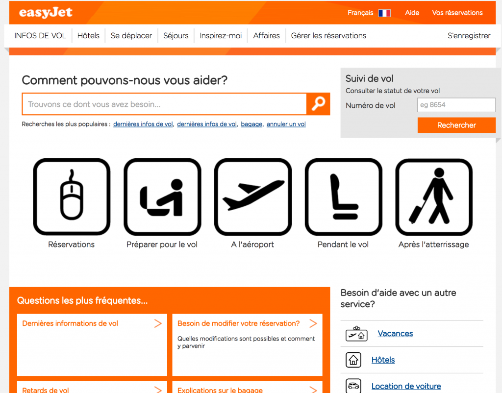 Modification de vol easyJet: Connexion au compte | Nom et date